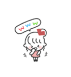 おだんごGIRL◎あいさつスタンプ #2（個別スタンプ：20）
