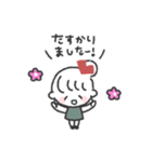 おだんごGIRL◎あいさつスタンプ #2（個別スタンプ：28）
