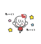 おだんごGIRL◎あいさつスタンプ #2（個別スタンプ：32）