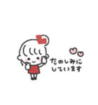 おだんごGIRL◎あいさつスタンプ #2（個別スタンプ：33）