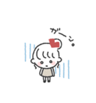 おだんごGIRL◎あいさつスタンプ #2（個別スタンプ：38）