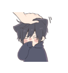 くろねこぼーい（個別スタンプ：1）