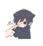 くろねこぼーい（個別スタンプ：3）