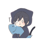 くろねこぼーい（個別スタンプ：6）