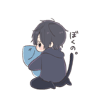 くろねこぼーい（個別スタンプ：28）