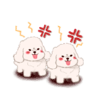 ふたごの白トイプードル（個別スタンプ：28）