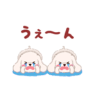 ふたごの白トイプードル（個別スタンプ：31）