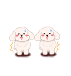 ふたごの白トイプードル（個別スタンプ：32）