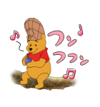くまのプーさん クスッと笑えるスタンプ（個別スタンプ：39）