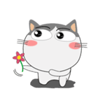 三毛猫×ハチワレ×LINEスタンプの日（個別スタンプ：8）