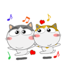 三毛猫×ハチワレ×LINEスタンプの日（個別スタンプ：12）