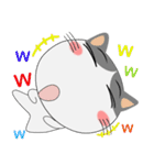 三毛猫×ハチワレ×LINEスタンプの日（個別スタンプ：26）