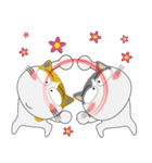三毛猫×ハチワレ×LINEスタンプの日（個別スタンプ：39）