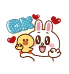 サクッと長～く使える2❤BROWN＆FRIENDS（個別スタンプ：3）