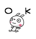ふんわかウサギ ポップタッチ風13（個別スタンプ：10）