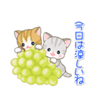 夏～秋 ベビーにゃんこ（個別スタンプ：12）