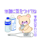 ばあばクマさん 夏～秋（個別スタンプ：18）