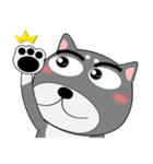 柴犬×黒柴×LINEスタンプの日（個別スタンプ：4）