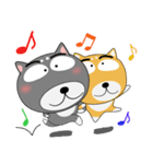 柴犬×黒柴×LINEスタンプの日（個別スタンプ：11）