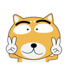 柴犬×黒柴×LINEスタンプの日（個別スタンプ：23）