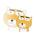柴犬×黒柴×LINEスタンプの日（個別スタンプ：37）