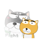 柴犬×黒柴×LINEスタンプの日（個別スタンプ：38）
