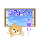 赤ちゃん豆柴 夏～秋（個別スタンプ：35）