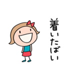 九州・博多弁☆リボンのマルン×福岡県（個別スタンプ：16）
