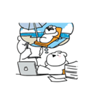 すこぶる動くちびウサギ【お仕事編】（個別スタンプ：4）