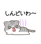 毎日五月病なねこたち 広島弁（個別スタンプ：8）