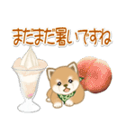 よちよち豆柴 おいしい秋（個別スタンプ：5）