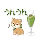 よちよち豆柴 おいしい秋（個別スタンプ：12）