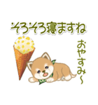 よちよち豆柴 おいしい秋（個別スタンプ：37）