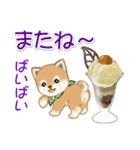 よちよち豆柴 おいしい秋（個別スタンプ：39）