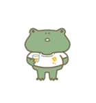 変わるカエル（個別スタンプ：3）