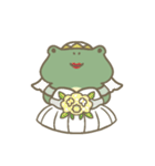 変わるカエル（個別スタンプ：22）