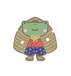 変わるカエル（個別スタンプ：32）