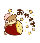 コツメカワウソ♡毎日使える 秋(食べ物)ver（個別スタンプ：9）
