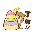 コツメカワウソ♡毎日使える 秋(食べ物)ver（個別スタンプ：15）