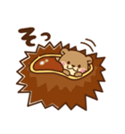 コツメカワウソ♡毎日使える 秋(食べ物)ver（個別スタンプ：35）