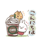 おひとよしウサぴょん⭐️秋（個別スタンプ：12）