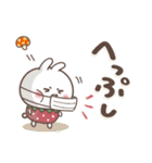 おひとよしウサぴょん⭐️秋（個別スタンプ：34）