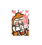 【激しく動く】ウザくてシュールなお猿（個別スタンプ：9）