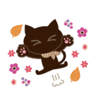 【ナチュラル丁寧語】大人の黒ねこ（個別スタンプ：29）