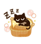 【ナチュラル丁寧語】大人の黒ねこ（個別スタンプ：39）