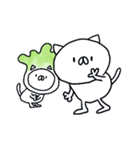 ゆるい☆つかねこ＜白菜＞（個別スタンプ：35）