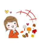 普通に大人女子 秋の到来です  (秋編)（個別スタンプ：26）