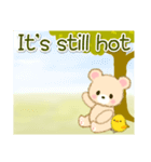 なかよしクマぴよ 秋の森(英語版)（個別スタンプ：31）