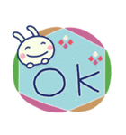 和風☆ほぼ白うさぎ（個別スタンプ：18）