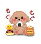 かわいいトイプードル❤️秋（個別スタンプ：14）
